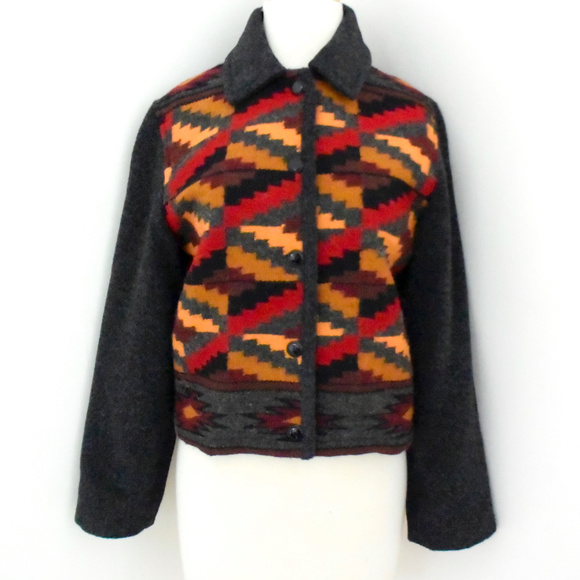 TABASK alpaca wool short jacket NWT